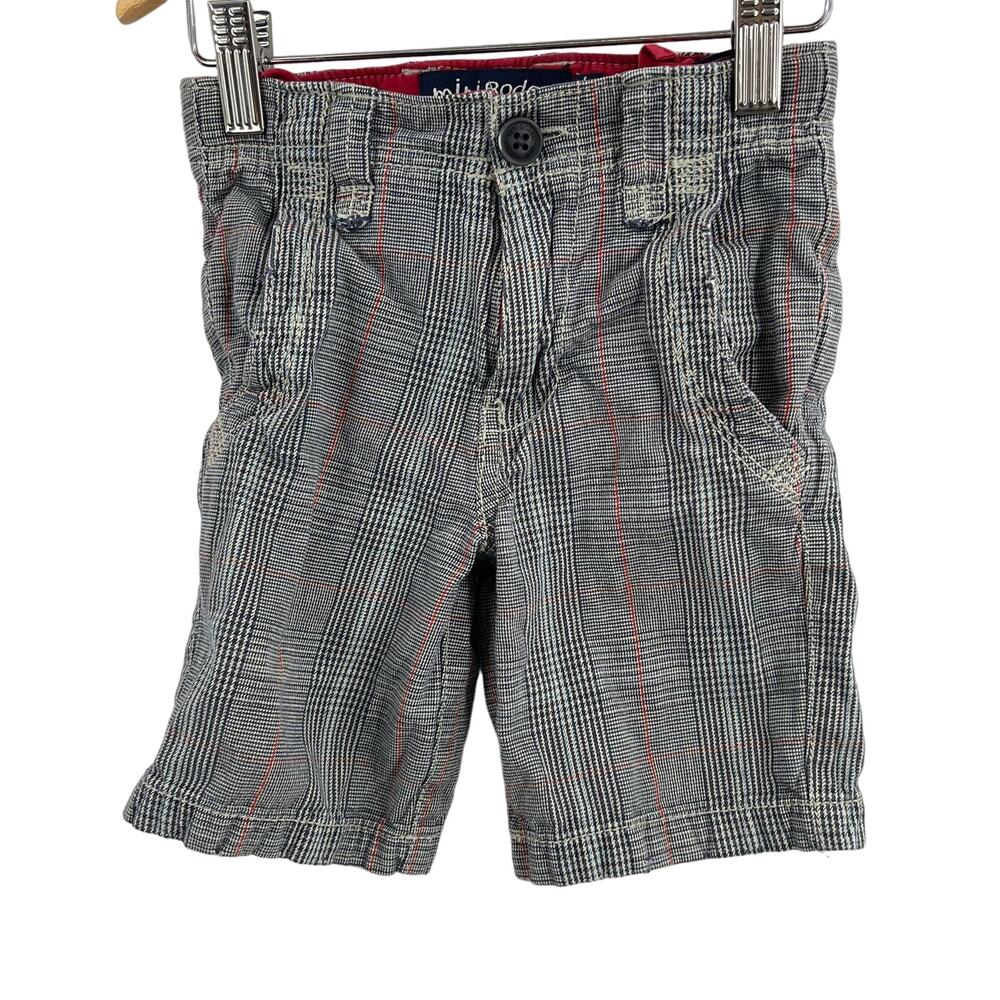 Mini Boden Plaid‎ Shorts 3 Year
